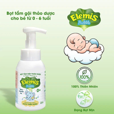 Combo Bọt Tắm Thảo Dược Elemis Bubble Chai 250ml và Xịt Chống Sâu Răng Midkid - Dk Pharma
