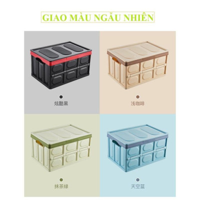 Hộp Đựng Đồ Tiện Dụng Có Thể Gập Gọn Loại 56L/30L Để Đồ Cốp Sau Ô Tô - Thùng Đựng Đồ Đa Năng