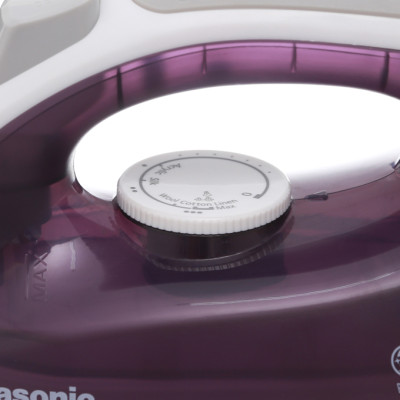 Bàn Ủi Hơi Nước Panasonic NI-M300TVRA Tím - Công suất 1800W - Phun hơi cực mạnh - Hàng chính hãng - Bảo hành chính hãng 12 tháng , Chất lượng Nhật Bản