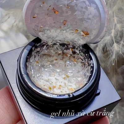 Gel Nhũ Xà Cừ Trắng Monya 8g Làm Nail, Tạo Hiệu Ứng Móng Đẹp Mắt: Ẩn Xà Cừ, Vân Đá, Gel Ẩn, Dễ Sử Dụng Cho Móng Lấp Lánh Nữ Women