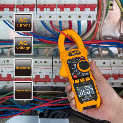 ĐỒNG HỒ KẸP KỸ THUẬT SỐ AC/DC (6000 SỐ ĐẾM) INGCO DCM10004 - HÀNG CHÍNH HÃNG