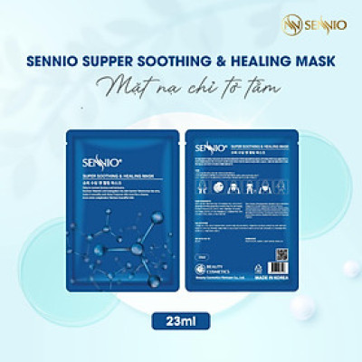 Mặt nạ giấy dưỡng trắng da Sennio Super Soothing & Healing Mask dưỡng ẩm, phục hồi da 23 ml SNO 822