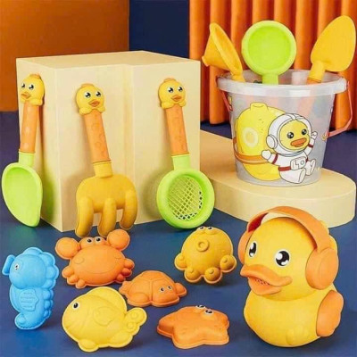 Đồ Chơi Xúc Cát Cho Bé, Bộ Đồ Chơi 14 - 18 Chi Tiết, Chất Liệu Nhựa An Toàn, Đồ Chơi Đi Biển Cho Bé - Hàng Nhập Khẩu