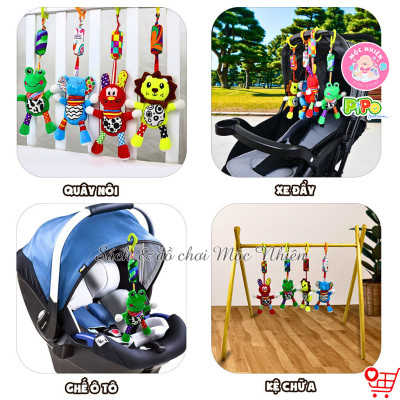 Lục Lạc Treo Nôi, Treo Cũi, Xe Đẩy Và Kệ Chữ A - Làm Bằng Vải Dễ Vệ Sinh - Pipo Vietnam