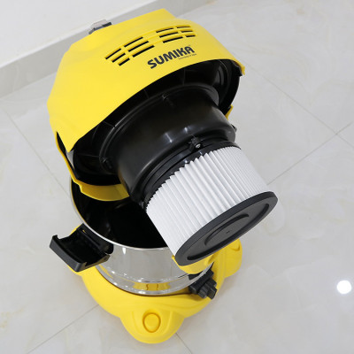Máy hút bụi công nghiệp Sumika K20 - dung tích 20 lít - công suất 1600W - hút bụi khô - ướt - hàng chính hãng