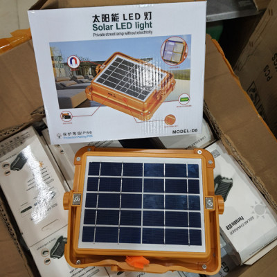 Đèn tích điện năng lượng mặt trời 300W siêu sáng sạc bằng năng lượng mặt trời hoặc điện có cổng USB sạc điện thoại chống nước  đèn led đèn năng lượng mặt trời xách tay