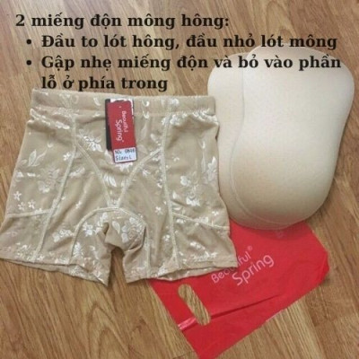 Quần Lót Độn Mông Hông Thông Hơi Siêu Thoáng Mát Mềm Mại 2IN1 Sexy Quyễn Rũ