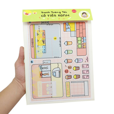 Bộ Tranh Tương Tác Cô Tiên Xanh - Rạp Chiếu Phim