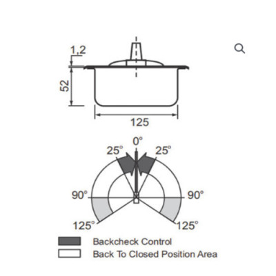 Bản lề sàn P-222-Panasonic , cánh <130kg - Hàng chính hãng