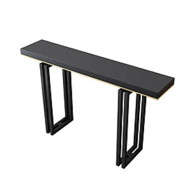 Bàn console trang trí phòng khách hiện đại IBIE AK042 khung sắt sơn tĩnh điện, mặt gỗ dầy, tùy chọn màu sắc