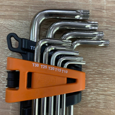 Bộ lục giác dài đầu sao torx 9 chi tiết Retta - RAT8009 Thổ Nhĩ Kỳ