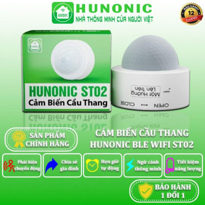 Cảm Biến Cầu Thang Hunonic ST02, Cảm Biến Điều Khiển Công Tắc Thông Minh Bật Đèn Cầu Thang - HNST02