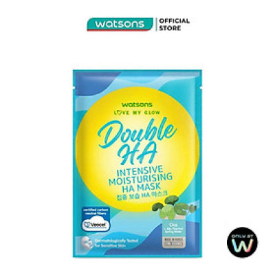 Mặt Nạ Watsons Double HA Intensive Moisturising HA Mask 21ml