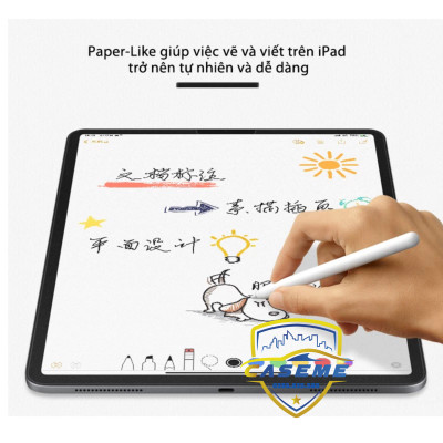 Miếng Dán Màn Hình PaperLike Dành Cho Samsung Galaxy Tab S10 FE/S10+, S9/S9 FE/S9 Plus/S9 Ultra, S8/S8+/S8 Utra,S7/S7 FE/S7+, Chống Vân Tay, Chống Chói, Viết Mượt - Hàng Nhập Khẩu