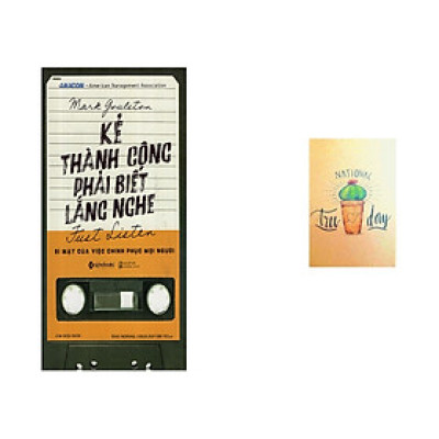 Kẻ Thành Công Phải Biết Lắng Nghe (Tặng Notebook tự thiết kế)