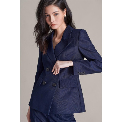 Áo Blazer kiểu 4 cúc màu xanh navy 2NDDATE BL023N
