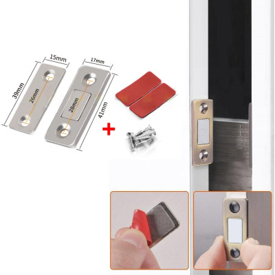 Nam Châm Gắn Cánh Tủ, Giữ Cánh Cửa Có Lực Hút Mạnh - Giữ Chốt Cánh Tủ Quần Áo, Ngăn Kéo, Tủ Bếp Tiện Lợi, Takyhome 3430