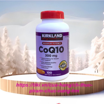 Viên Uống Hỗ Trợ Tim Mạch Kirkland CoQ10 - USA, hộp 100 viên