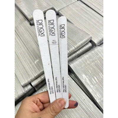 Dũa Mỏng DINGXI Màu Xám Độ Nhám 180/240 Chuyên Dụng Làm Nail Tiện Lợi, Xốp Cao Cấp Tạo Form Làm Nhám Bề Mặt Móng