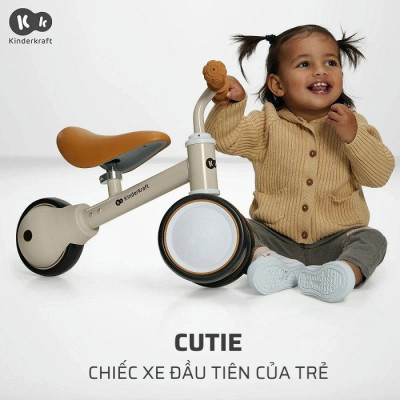 Xe chòi chân 3 bánh Kinderkraft Cutie2 cho bé từ 1 tuổi đến 25kg - Hàng chính hãng