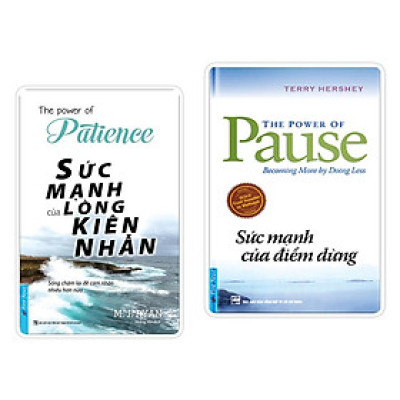 Combo Sách Tư Duy : Sức Mạnh Của Lòng Kiên Nhẫn + Sức Mạnh Của Điểm Dừng - First News