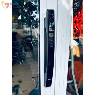 Khóa cửa vân tay Demax SL902 BL App wifi, chống nước chuẩn IP56 - Hàng chính hãng