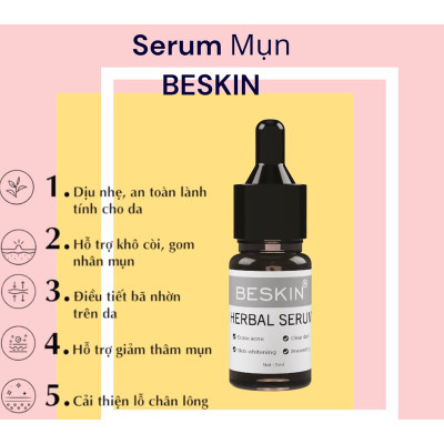 Serum Chấm Mụn Beskin 5ml, Chăm Sóc Da Làm Đẹp Da Skincare