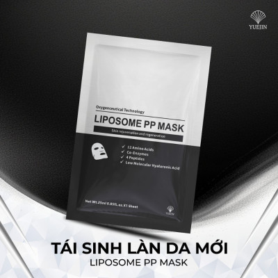Combo 10 miếng Mặt Nạ YUEJIN Liposome PP Mask (mẫu mới có hộp) hạn 2027 Tái Tạo Đa Tầng Làn Da Nuôi Dưỡng Tế Bào, Phục Hồi Nhanh, Cấp Ẩm