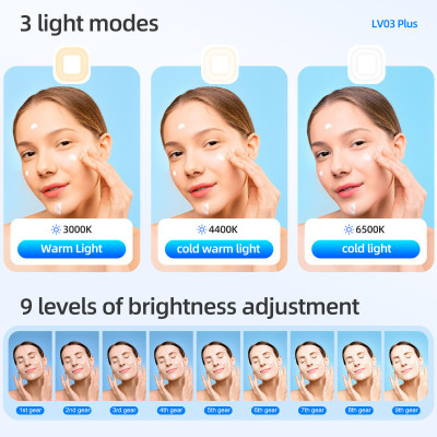 Gía Đỡ Livestream tích hợp đèn LV03 PLUS_ Hàng chính hãng