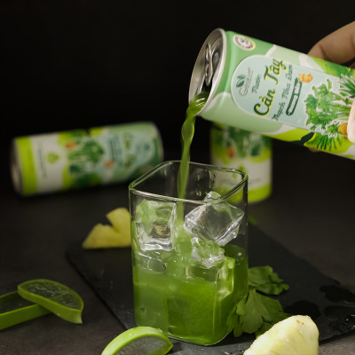 Nước cần tây thạch nha đam hương dứa Goce - 240ml