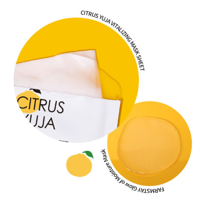 Mặt nạ Vitamin C Farmstay citrus yuja vitalizing mask