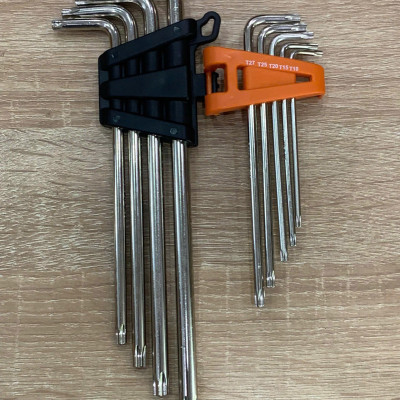 Bộ lục giác dài đầu sao torx 9 chi tiết Retta - RAT8009 Thổ Nhĩ Kỳ