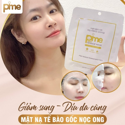 MẶT NẠ TẾ BÀO GỐC NỌC ONG CHUYÊN SÂU PIME REMADE PREMIUM MASK PACK-hộp 5 miếng