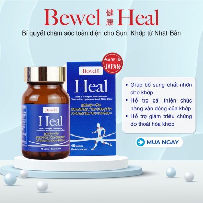 Thực phẩm chức năng chăm sóc toàn diện cho sụn khớp Bewel Heal
