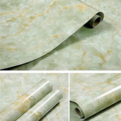 Decal dán tường đá hoa cương xanh ngọc bích DTL150