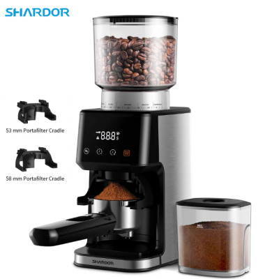 Máy xay hạt cà phê Espresso Shardor BD-CG018 Thương hiệu Anh Quốc cao cấp, Tích hợp 51 chế độ xay, Công suất 165W - HÀNG NHẬP KHẨU