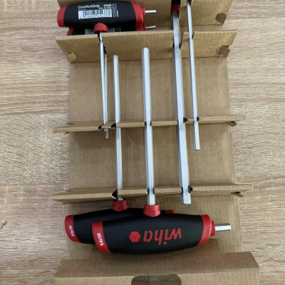 Bộ tay vặn T 6 chi tiết Wiha 45620 hệ mét