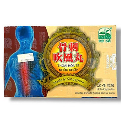 Viên uống đau nhức xương khớp, tê bì chân tay Thoái hóa nhức khớp hoàn Plus - Loại siêu xịn - Xuất xứ Singapore - Mã số 1121
