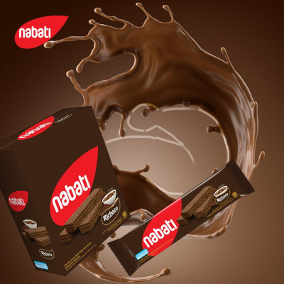 Bánh Sôcôla (Dạng Xốp) Richoco Nabati Chocolate  Hộp 300g