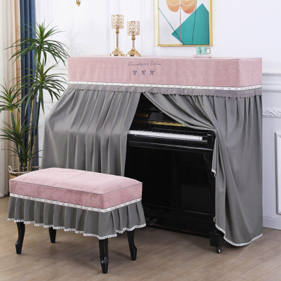 Khăn phủ đàn piano phong cách Hàn quốc hiện đại sang trọng phủ kín toàn bộ đàn chống bụi chống xước - HÀNG CHÍNH HÃNG