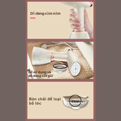 Bàn Ủi Hơi Nước Cầm Tay Cao Cấp SOKANY SK-12003, Công Suất 1500W, Ủi Nhanh Mọi Loại Vải, Thời Gian Làm Nóng Nhanh -HÀNG CHÍNH HÃNG