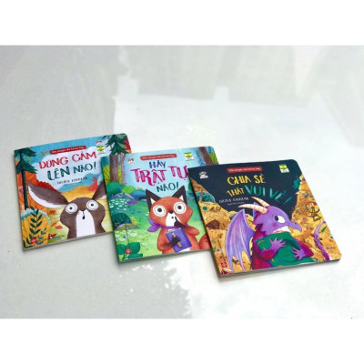 Sách - Câu Chuyện Nhỏ Bài Học Hay - Combo 3 Chủ Đề: Dũng Cảm Lên Nào + Chia Sẻ Thật Vui Vẻ + Hãy Trật Tự Nào - Đinh Tị