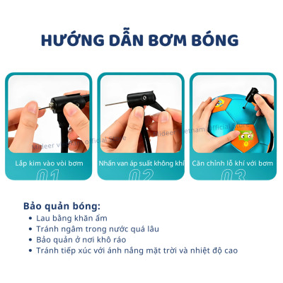 Bóng Đá Cho Bé Vận Động 2,3,4,5,6,7 tuổi Mideer Kids Soccer