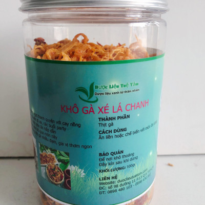 Khô gà xe lá chanh loại thượng hạng cay té lưởi (1kg)