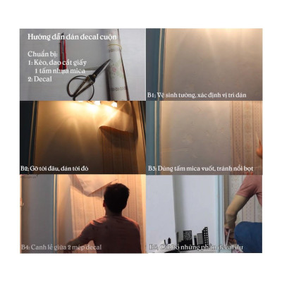 Tranh dán tường Hành tinh đầy sao của bé trang trí phòng em bé, tranh dán tường 3d hiện đại (tích hợp sẵn keo) MS1182066