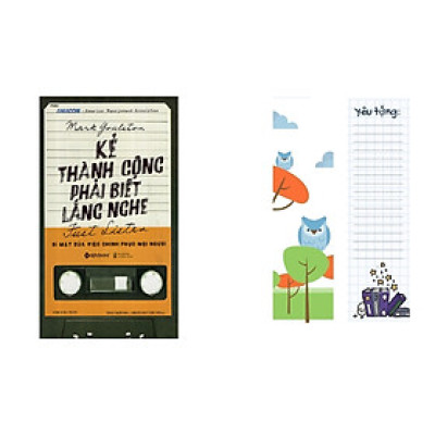 Kẻ Thành Công Phải Biết Lắng Nghe (Quà Tặng Card đánh dấu sách đặc biệt)