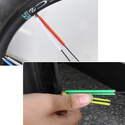 Que Phản Quang Gắn Nan Hoa, Căm Tăm Xe Đạp Trang Trí Bánh Xe Đạp An Toàn Ban Đêm (12 chiếc/75mm) Mai Lee