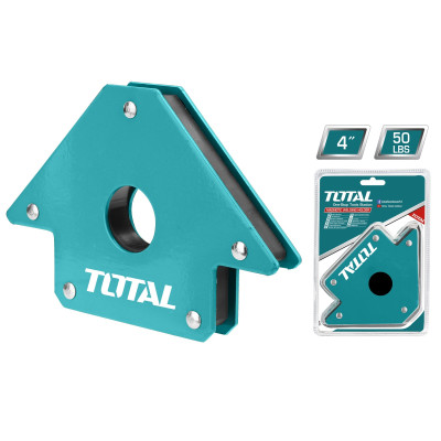 Ke góc nam châm hàn 3 góc 3in-4in TOTAL TAMWH25032 và TAMWH50042 - Ke góc 45 độ, 90 độ, 135 độ, lực hút cực mạnh