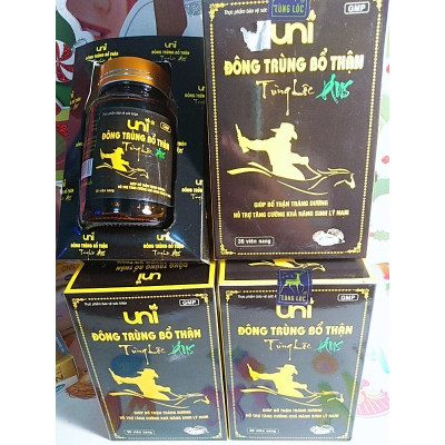 uni đông trùng bổ thận tùng lộc plus ( bổ thận tráng dương, tăng cường khả năng sinh lí ).