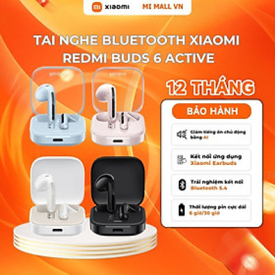 Tai Nghe Bluetooth Xiaomi Redmi Buds 6 Active - Hàng Chính Hãng